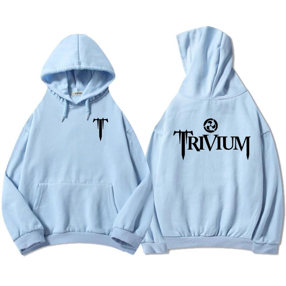 Trivium Zespół Ciężka Mentalność Bluzy Męskie Moda Jesień Polarowa Bluza z Kapturem Długi Rękaw Codzienna Grunge Streetwear Hip Hop Unisex Bluza z Kapturem