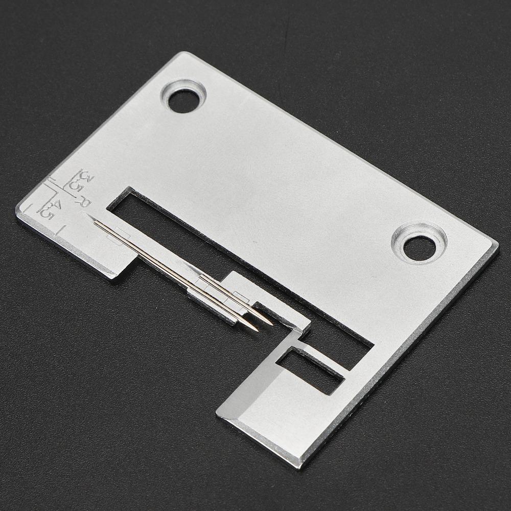 Iron Needle Plate Precision Easy Installation Sewing Machine Attachment Supporting Fabric Compatible Needle Plate Replacement