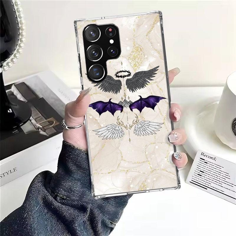 F-Fourth W-Wing Dragon Soft Phone Case For Samsung Galaxy S22 S23 S24 S25 Edge S26 Ultra S20 FE S21 Plus + Fundas Coque Galaxy S