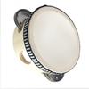 Wooden Handheld Tambourine Educational Portable Clear Sound Percussion Tambourine Drum for Performance 8in