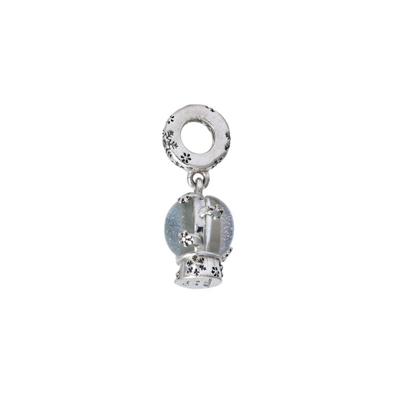 Pandora Future Particle Snow Globe Pendant 925 Silver Jewelry Accessories Women's Style silver