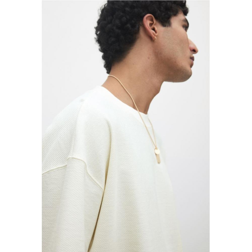 H M T sHirT Oversized fiT creaM