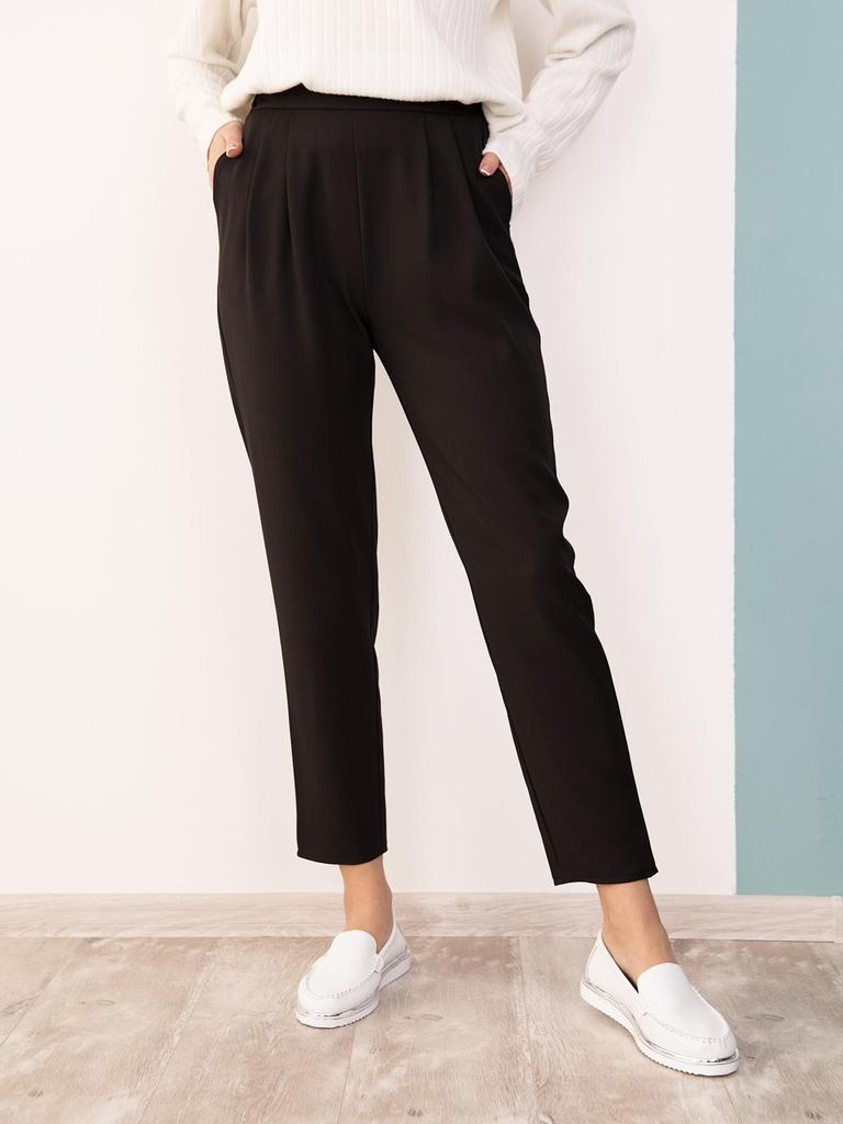 Calça Issa Plus com franzido na cintura