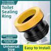 Toilet Flange Wax Seal Ring Upgraded with Triple Scent Blocking for Leak Prevention Fits Standard 100 110mm Pipes