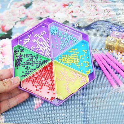 1 Set Rhinestone Painting Tray Set Rhinestone Bead Sorting Organization Tool Accessories for DIY Crafts