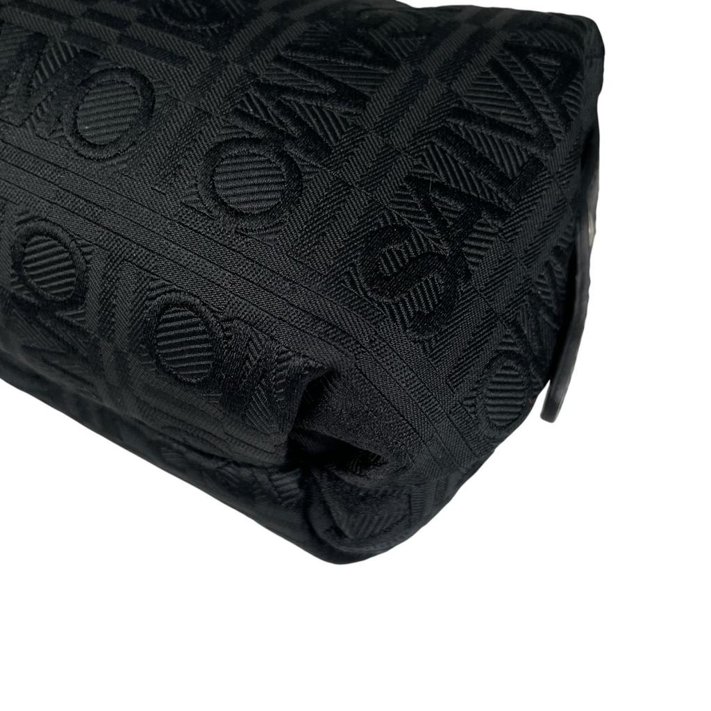 Salvatore Ferragamo AU-22 A266 Pouch black Women used