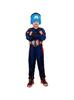Captain America Muscle Costume for Kids & Adults - Anime Cosplay Performance Outfit