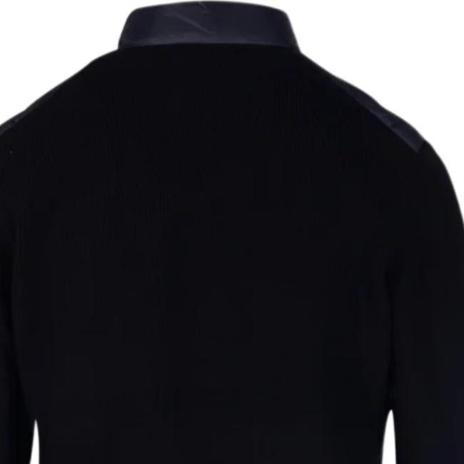 Moncler Gänsedaunen Strick Langarm Reißverschluss Jacke Unisex Jacken Schwarz 9B00028M1367999