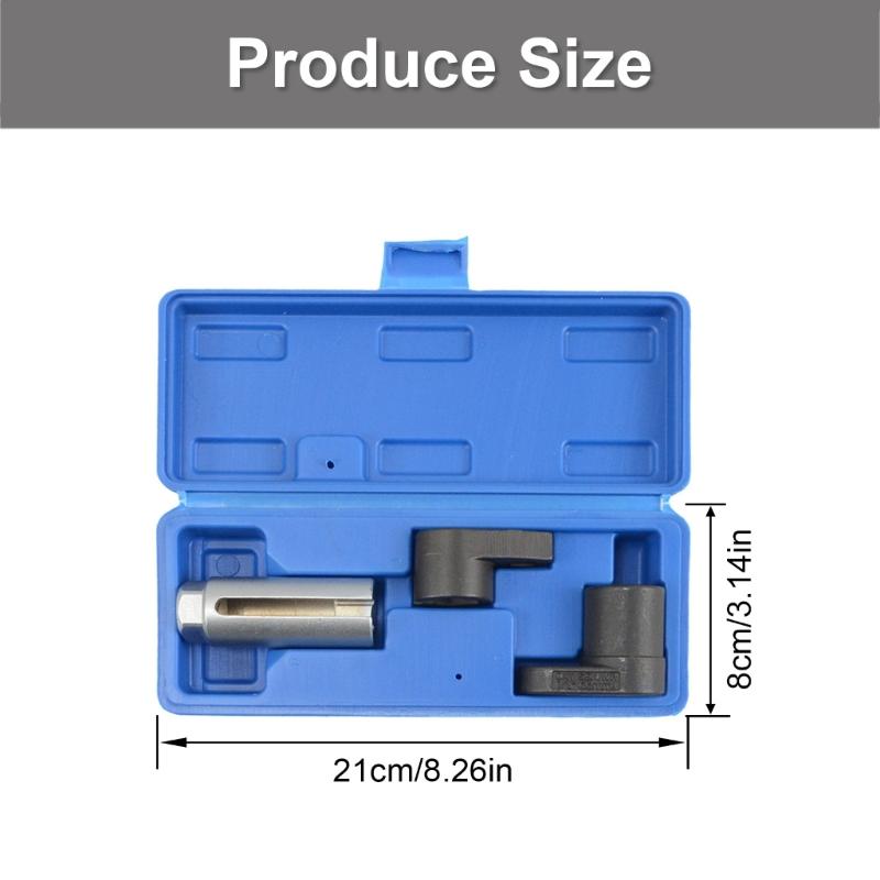 3Pcs/set Oxygen Sensors Socket Wrench Special Open Socket Joint 22mm Oxygen Sensors Removal Tool Set for Auto Repair