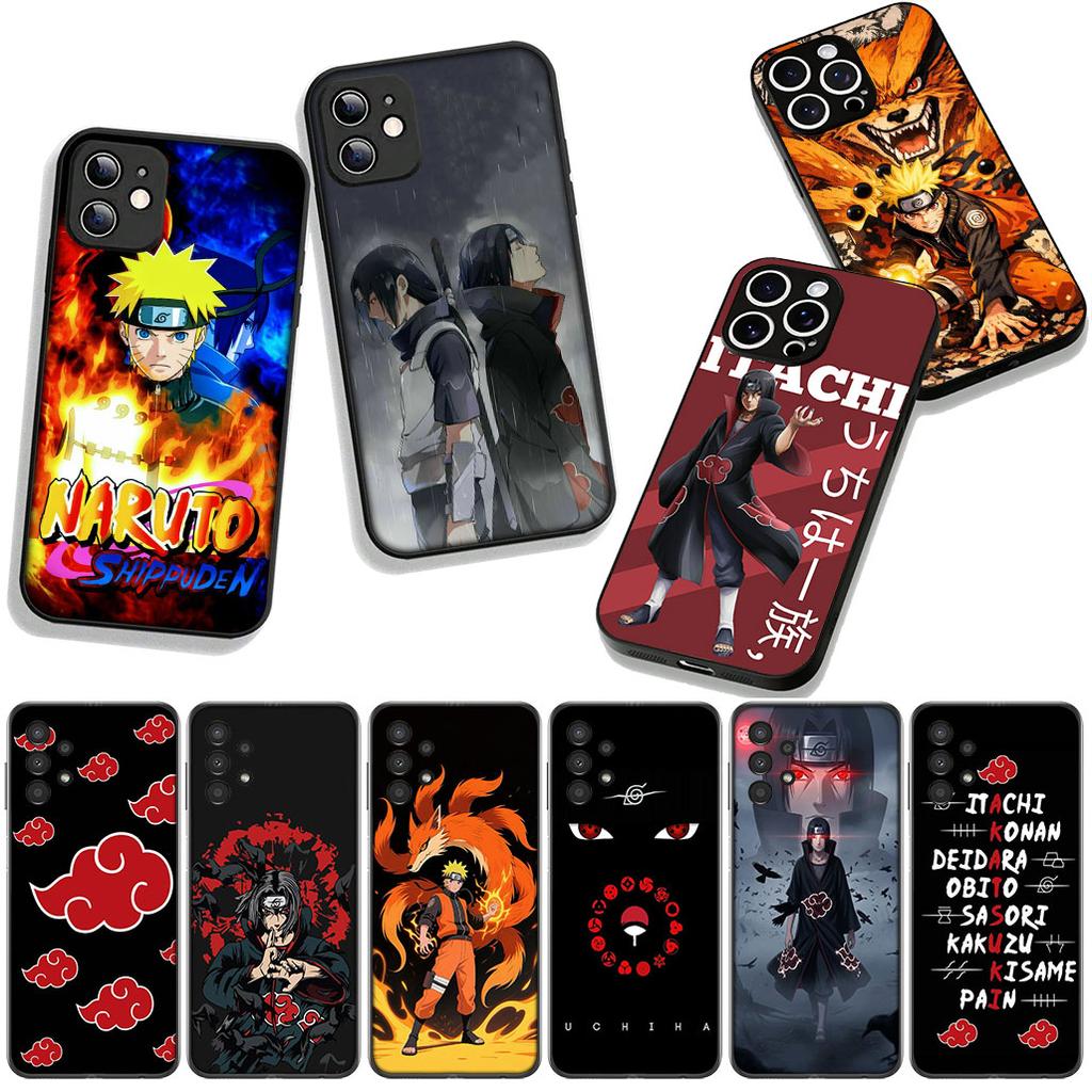 for Samsung Galaxy A25 A37 A57 A12 A14 A50 A51 A70 A71 A72 A04 M15 Note 20 9 8 10 Case Sasuke Uchiha Itachi Narutos Akatsuki