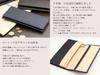 ABIES Prism Leather Long Wallet Cowhide Made in Black (Corrugated Leather) Japan,
