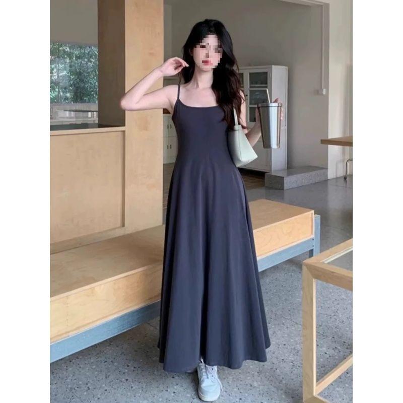 Plus Size Loose Knee-Length Camisole Dress for Spring & Summer L