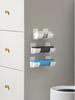 2 Storage Racks, Cling Film, Garbage Bag Storage Rack