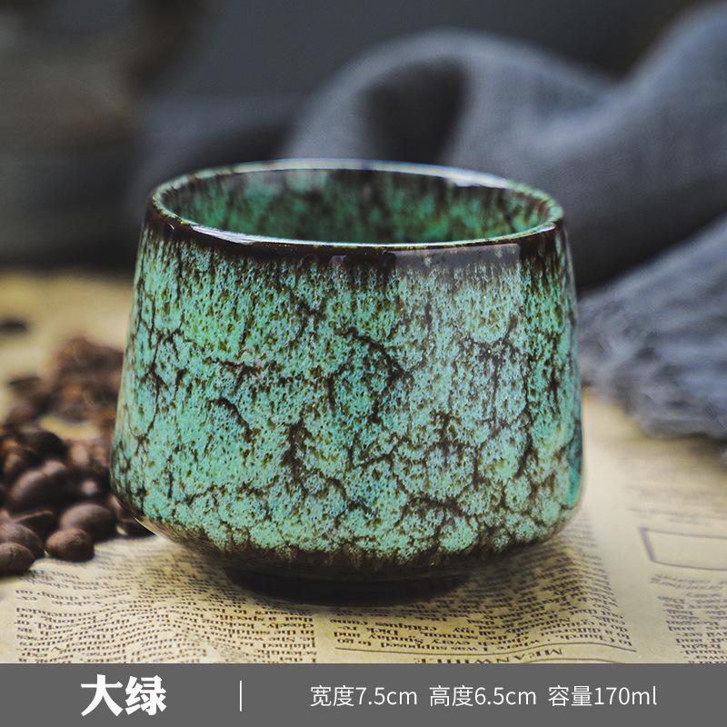 Colorful Reactive glaze Ceramic Coffee Mug Ceramic Espresso Tea Cup Home Office Lacquered water cups