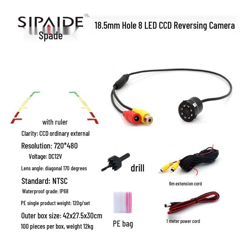 HD Night Vision Waterproof Car Camera with Starlight Reversing Feature