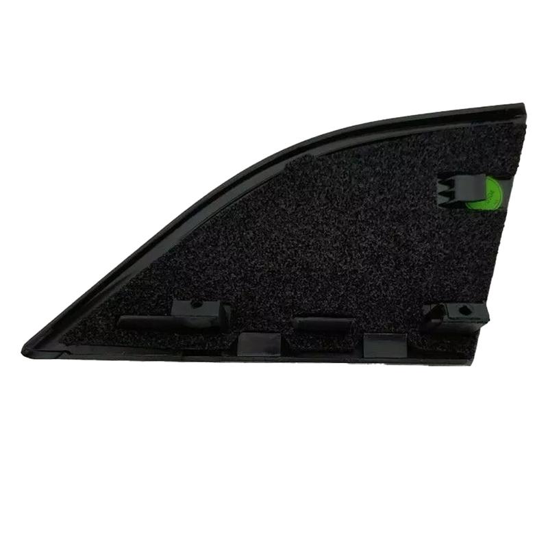 Car Repair Front Left Mirror Trim Triangle Trim Black Non-deformation Replacement tallation Easy tallation