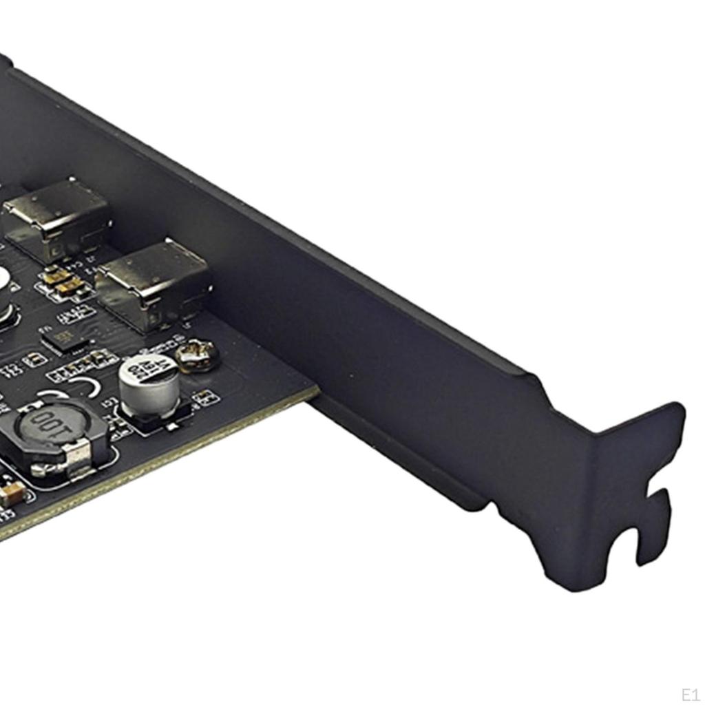 USB3.2 Dual-Port Typ C PCI E Erweiterungskarte Professioneller Praktischer Installationsadapter