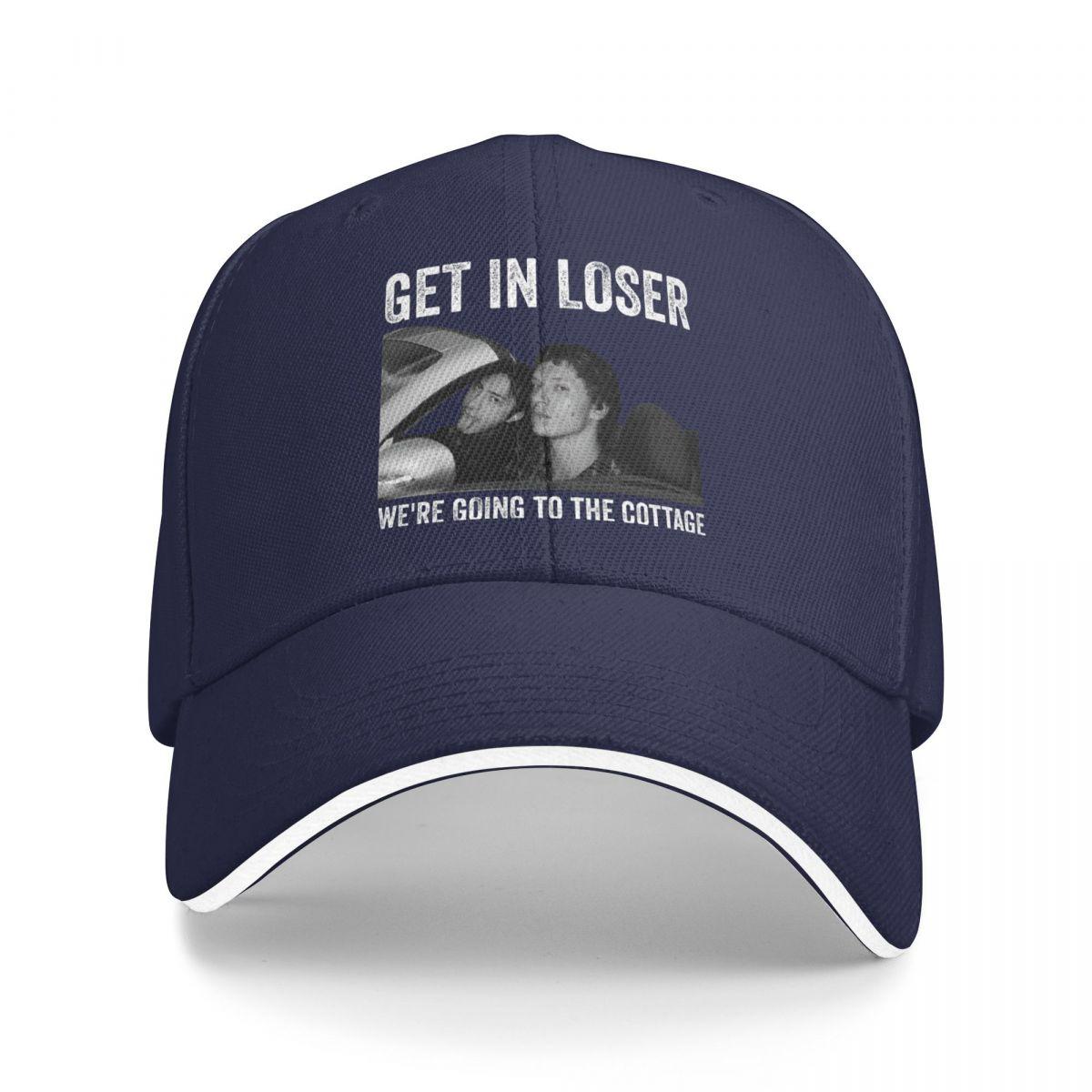

Baseball Caps Get In Loser We re Going To The Cottage Funny Heated Rivalry Ilya Rozanov Hollanov Trending Customized Spring Caps One Size