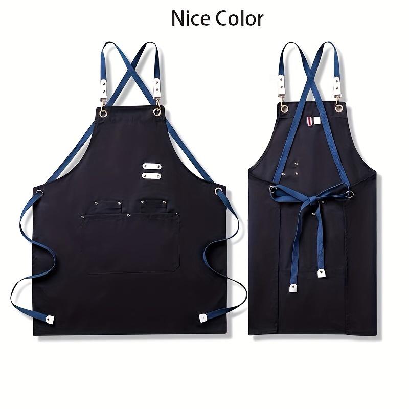 Aprons for Men Women with Pockets Cotton Enrich Durable Large Waterproof For Kitchen, Workshop, BBQ, Chef Apron