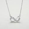 Tancise S925 Sterling Silver Luxury Personality Pendant Necklace Women's Classic Tide Necklace Necklace Party Gift