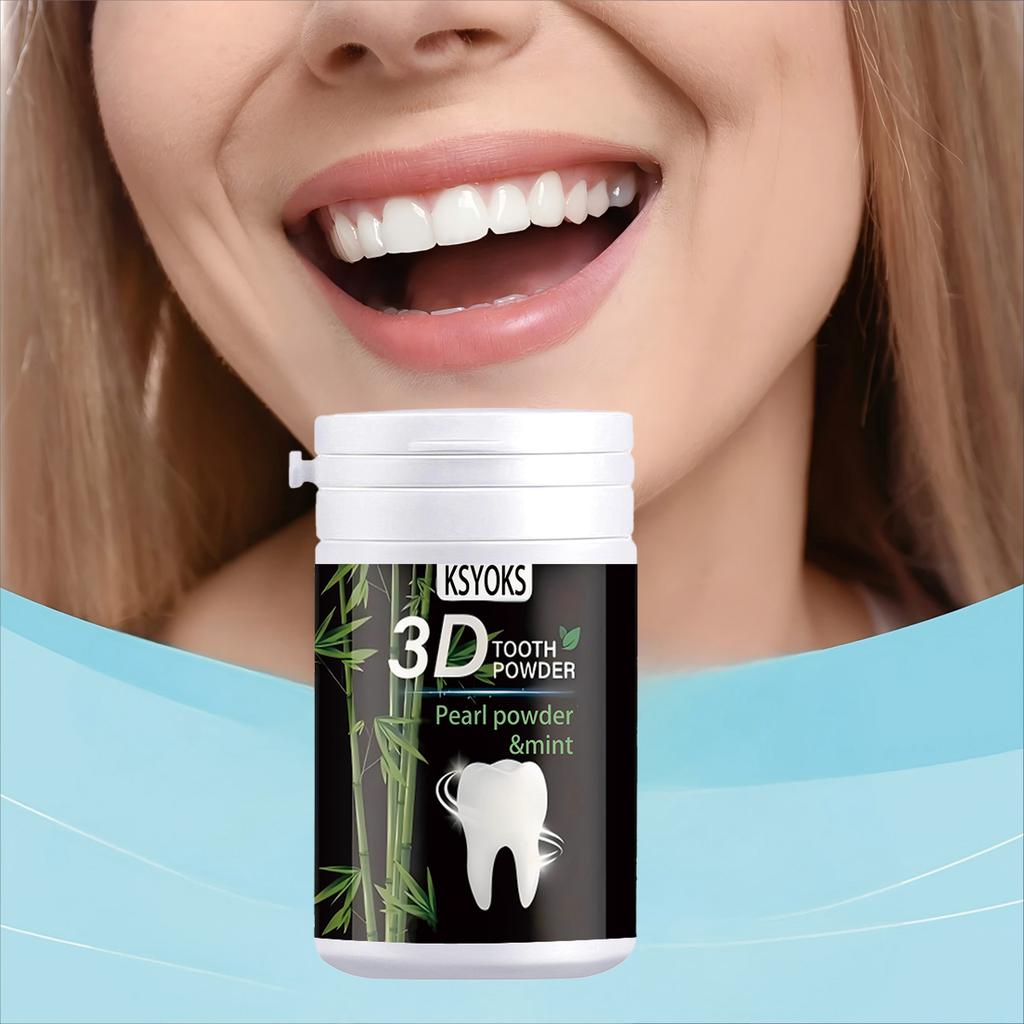 The surface of the teeth is shiny and the gaps between them are clean, so there is no need to worry about oral hygiene