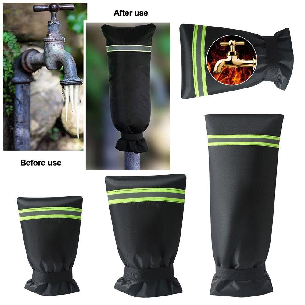 Durable Thickened Outdoor Faucet Cover Waterproof Cold-Resistant Faucet Protector Anti-Freeze Washable Tap Cover Cold Weather