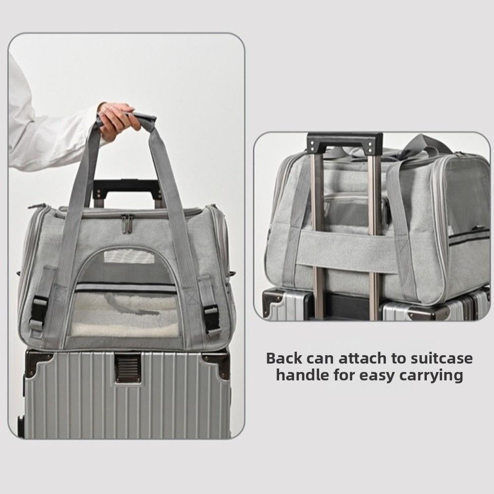 Soft Sided Cat Bag Portable Dog Carrying Case Easy Storage Pet Carrier  for Travel