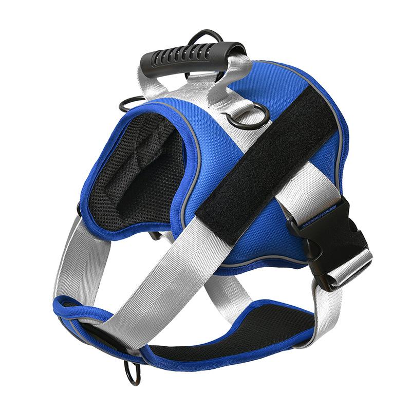 Hundeleine Große, mittelgroße und kleine Hunde Weste Typ Brustgurt Bequeme und atmungsaktive nachtreflektierende Hundeleine Haustierbedarf