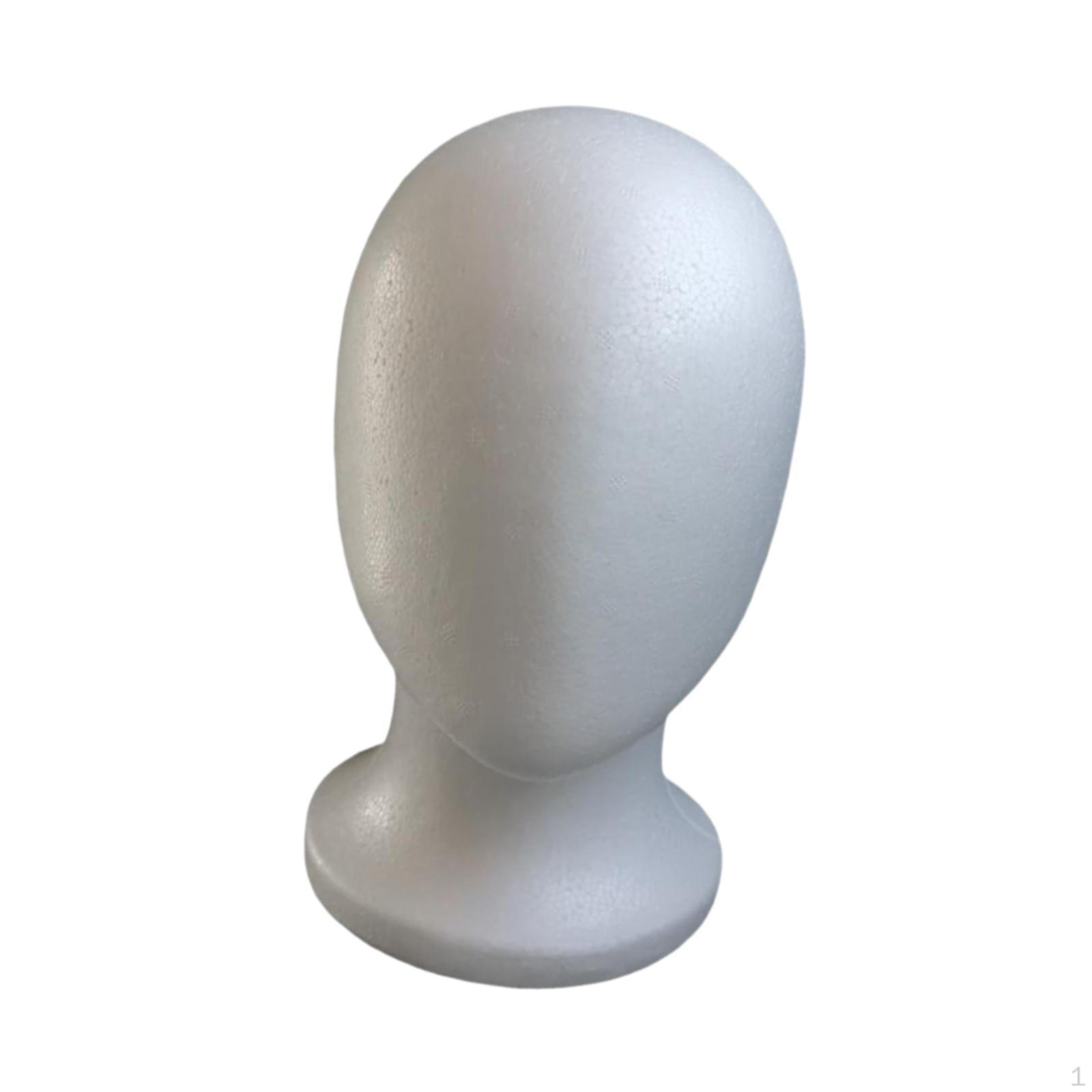 

Foam Stand Portable Mannequin Head Model for Malls Hair Styling DIY Projects