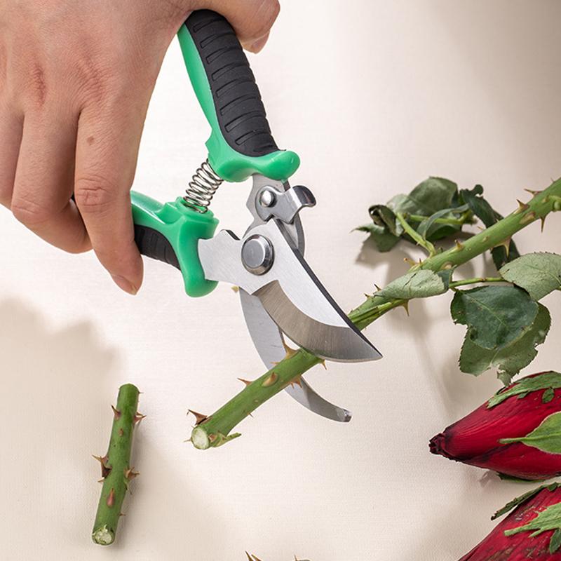 Pruner Garden Scissors Professional Sharp Bypass Pruning Shears Tree Trimmers Secateurs Hand Clippers For Garden Beak Scissors