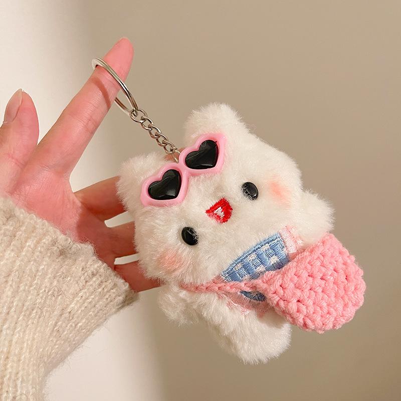 Plush Doll Pendant Girl Doll Backpack Keychain