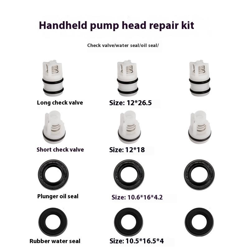 Household High Pressure Pump Washer Head Replacement Repair Kit Seal Oil Check Valves Cleaning Machine Water Pump Accessories