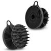AZIMO 2-in-1 Silicone Bath Brush & Scalp Massager – Body Shower Scrubber with Soft Flexible Bristles for Deep Cleansing, Dandruff Removal & Gentle
