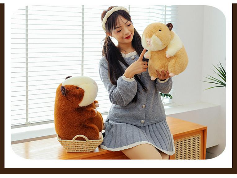 Capybara Lulu Plush Toy - Cute Mini Pendant & Birthday Gift