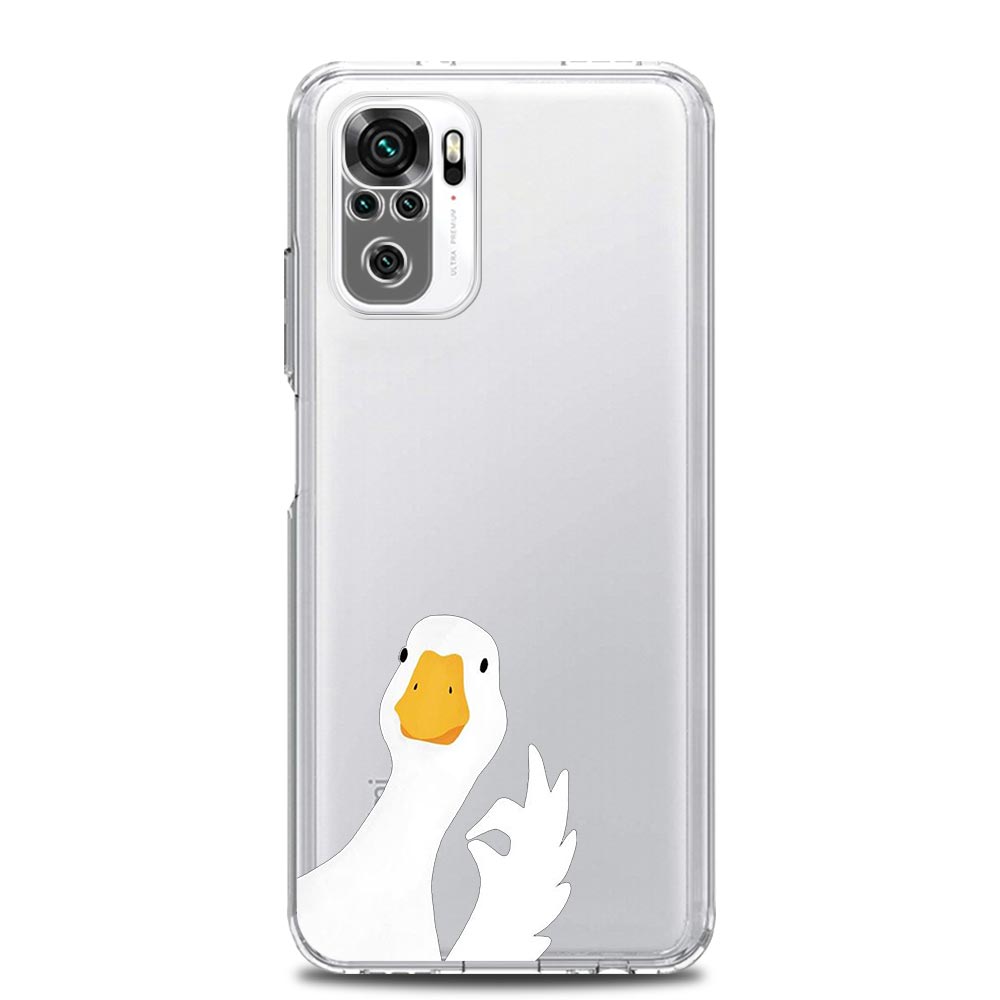 Custodia per Telefono Trasparente Gioco Paperella Carina Cartone Animato Per Xiaomi Redmi Note 12 10C 10 11 9 8 Pro Plus 9S 7 8T 9T 9A 8A 9C K50 K40 Cover