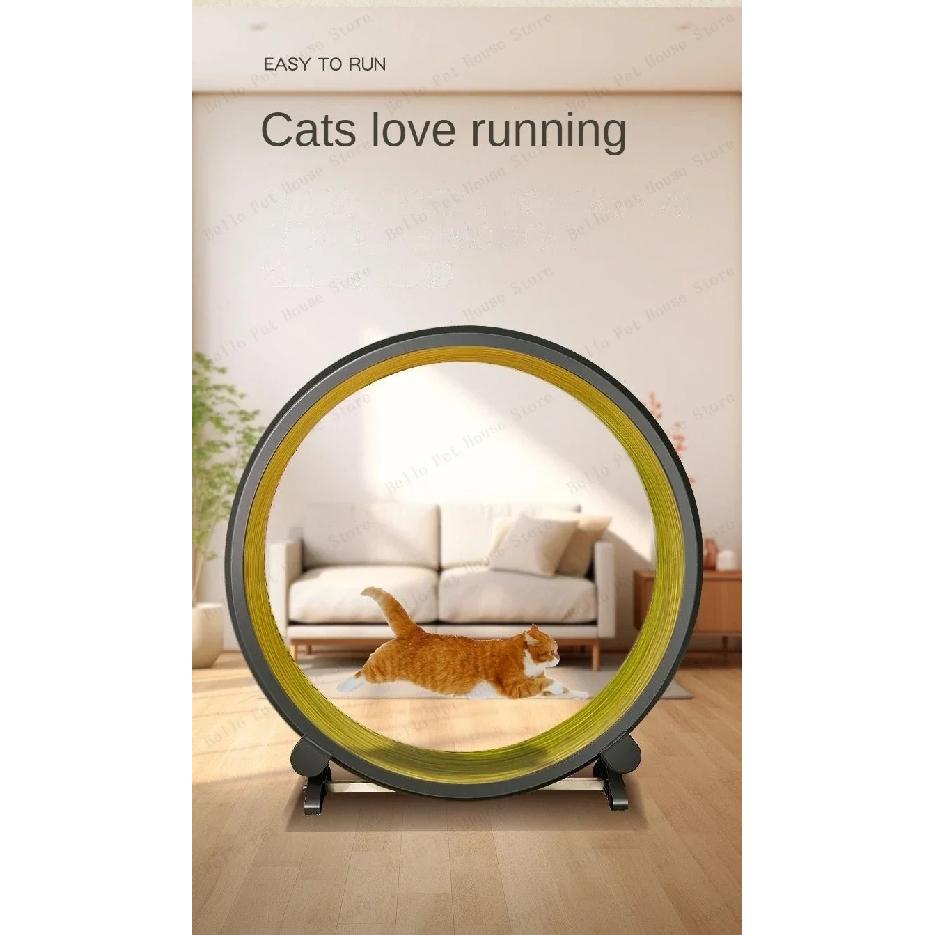 Pet Cat Treadmill Silent Roller Cat Treadmill Pet Exercise and Fitness Equipment Large Cat Climbing Frame Pet Running Toys