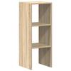 VidaXL Stackable Bookcase Sonoma Oak 30x30x80 Cm Engineered Wood, Shelf, Bookshelf, Book Holder, Cabinet 858807