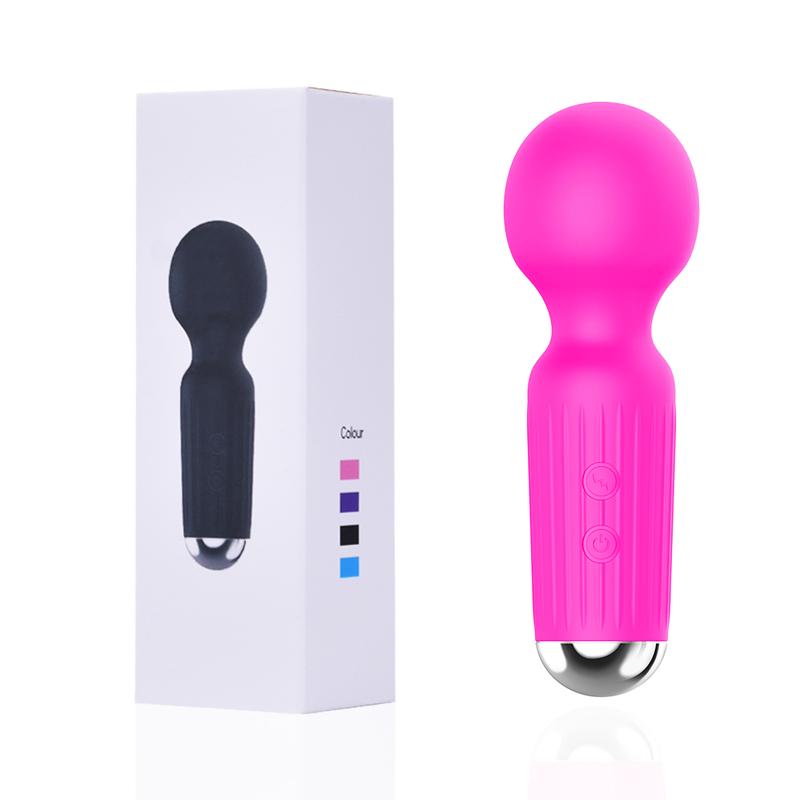 20 Speed Powerful Mini AV Magic Wand Vibrator G Spot Clitoris Stimulator USB Rechargeable Massager For Adult Women Sex Toys