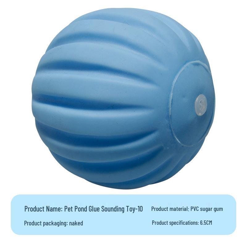 Vinyl Simulation Toy Ball for Small and Medium Dogs - Sounding Pet Ball
