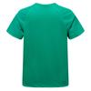 Girls Sports Top Quick Drying Fabric Solid Color Short Sleeve Round Neck Athletic Shirt