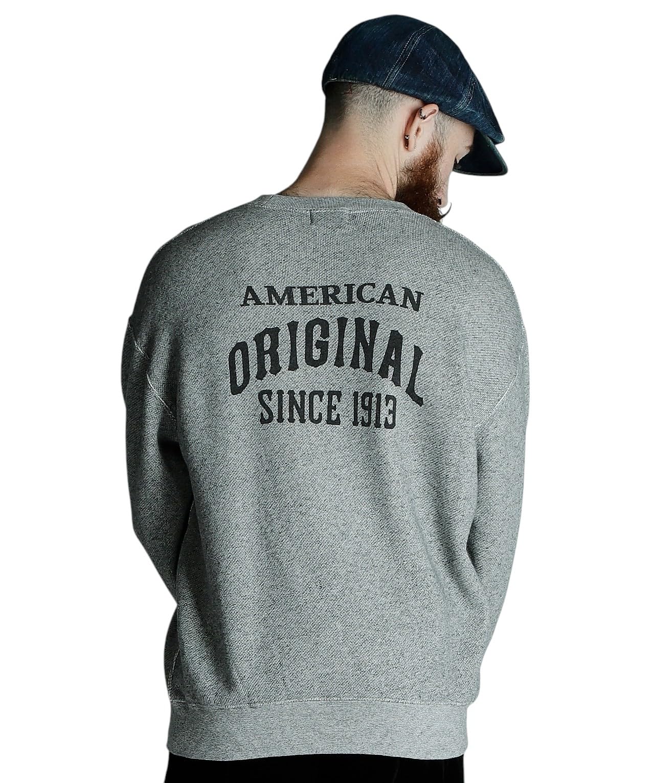 

Schott Salt and Pepper Sweatshirt Since 1913, Men s, Size 2XL, 020, Gray, 782-5132002