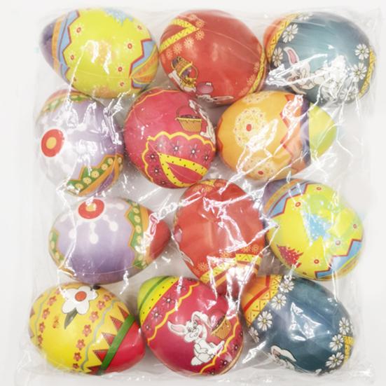 Interesting Clear Pattern Anxiety Relief Novel Multicolor Egg Anti-stress Toy Relax