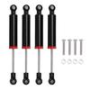 4 Pcs RC Car Shock Absorber 110mm Alloy RC Shock Absorber Damper for 1 10 Model Cars Black