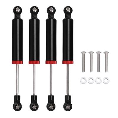 4 Pcs RC Car Shock Absorber 110mm Alloy RC Shock Absorber Damper for 1 10 Model Cars Black