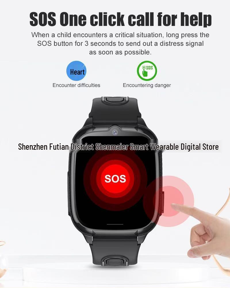D53 Kids' 4G Smartwatch: Video Call, Long Battery, WiFi, Waterproof, Multi-language