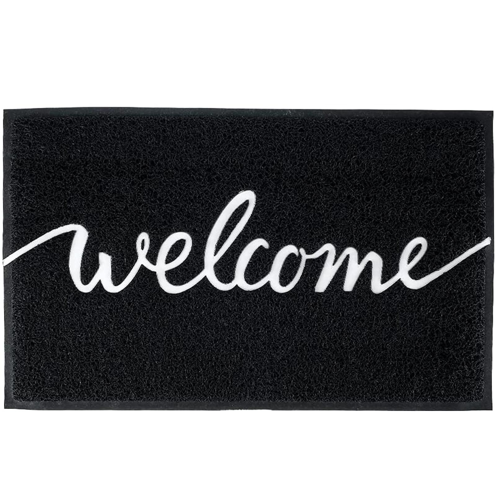 

Рождественский фестиваль украшения ковер для передней двери Крытый Открытый противоскользящий коврик чёрный