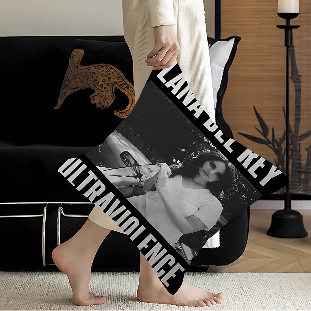 Singer L-Lana Del Rey Pillow Cushion Cover Pillowcase Living Room Sofa Home Decor