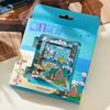 Weihai Scenic Spot Flip-Page Refrigerator Souvenir Sticker, Chinese Style