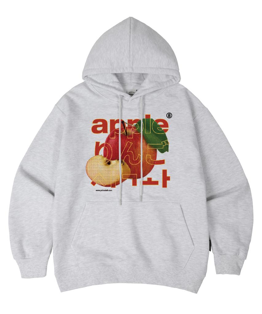 [Fleece-Lined/Non-Fleece-Lined] Apple Mix Oversized Hoodie 3 Colors (Type A)
