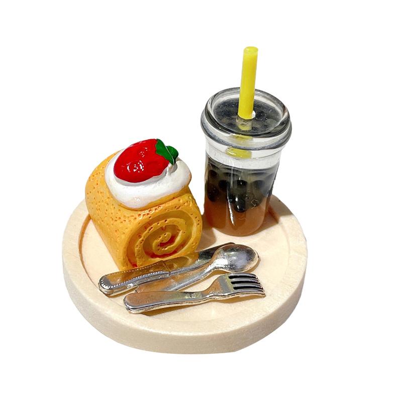 Mini Dollhouse Decoration Cake Model Set Of Mobile Phone Case Material Diy Accessories